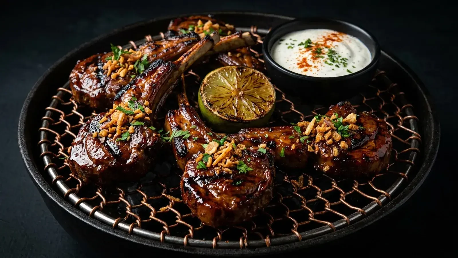 Lamb chops at Black Rabbit